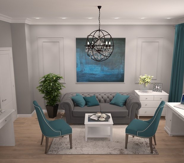 Фото из портфолио Двухуровневая Квартира в Академгородке  – фотографии дизайна интерьеров на INMYROOM