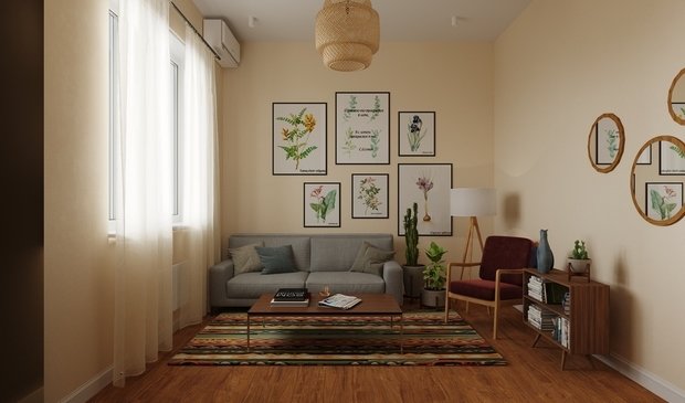 Фото из портфолио мидсенчури пространство – фотографии дизайна интерьеров на INMYROOM