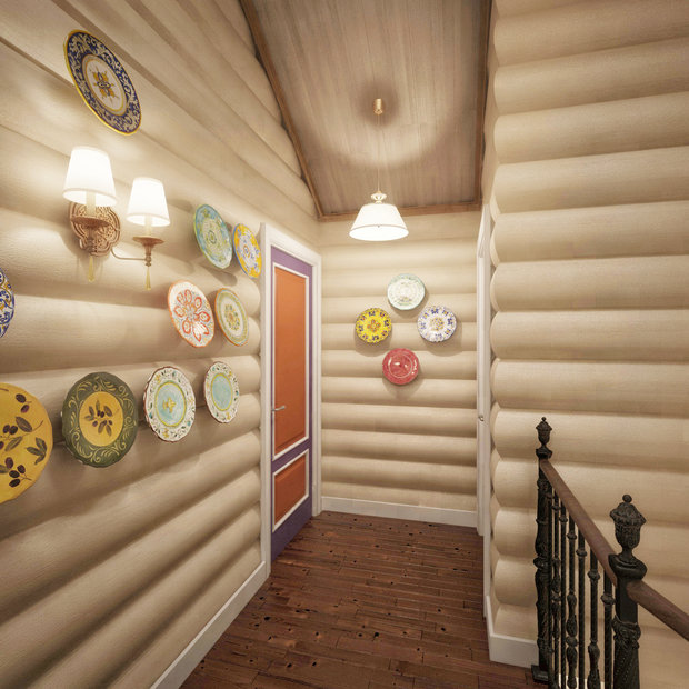 Фотография: Прихожая в стиле Прованс и Кантри, Дом, Проект недели, Дача, Дом и дача, Дмитровский район, Татьяна Безверхая – фото на INMYROOM