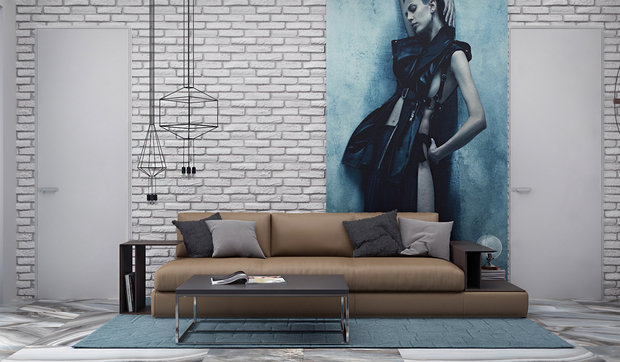 Фото из портфолио Брутальный уют – фотографии дизайна интерьеров на INMYROOM