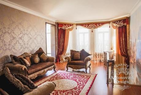 Шторы для зала. Страсть и элегантность