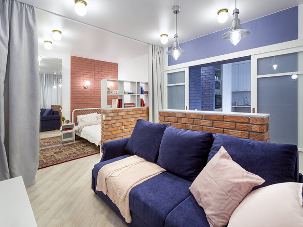 Фото из портфолио 48м2 Neloft Реализация – фотографии дизайна интерьеров на INMYROOM