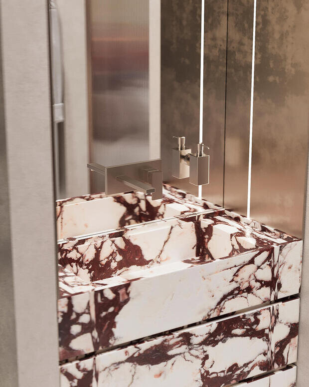 Фото из портфолио Дизайн интерьера квартиры в ЖК «ID Парк Победы» в стиле неоклассика – фотографии дизайна интерьеров на INMYROOM