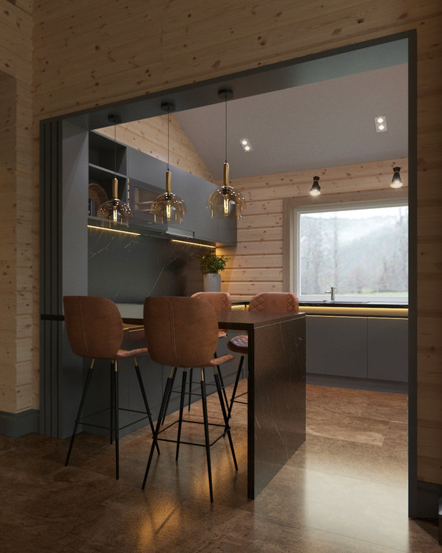 Фото из портфолио Гранат – фотографии дизайна интерьеров на INMYROOM