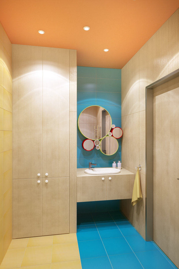 Фото из портфолио Яркий минимализм – фотографии дизайна интерьеров на INMYROOM