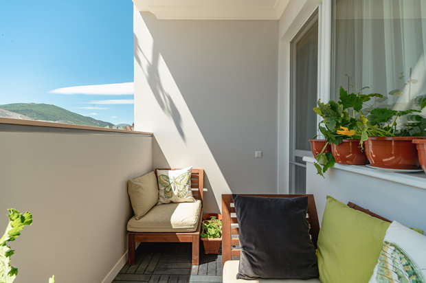 Фотография: Балкон в стиле Современный, Квартира, Проект дня, 2 комнаты, 40-60 метров, Татьяна Петрова, Ego Design – фото на INMYROOM