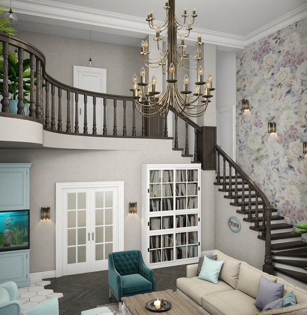 Фото из портфолио Дом в Щелково – фотографии дизайна интерьеров на INMYROOM