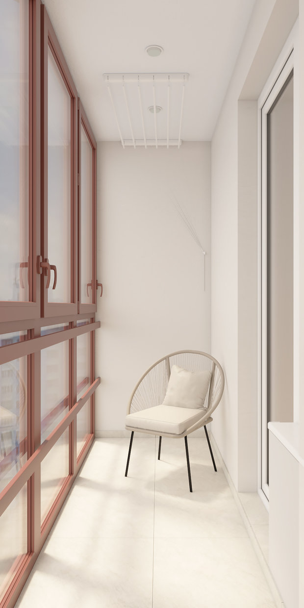 Фото из портфолио Дизайн проект 2-х комнатной квартиры "СОЛНЕЧНЫЙ ЗАКАТ" – фотографии дизайна интерьеров на INMYROOM