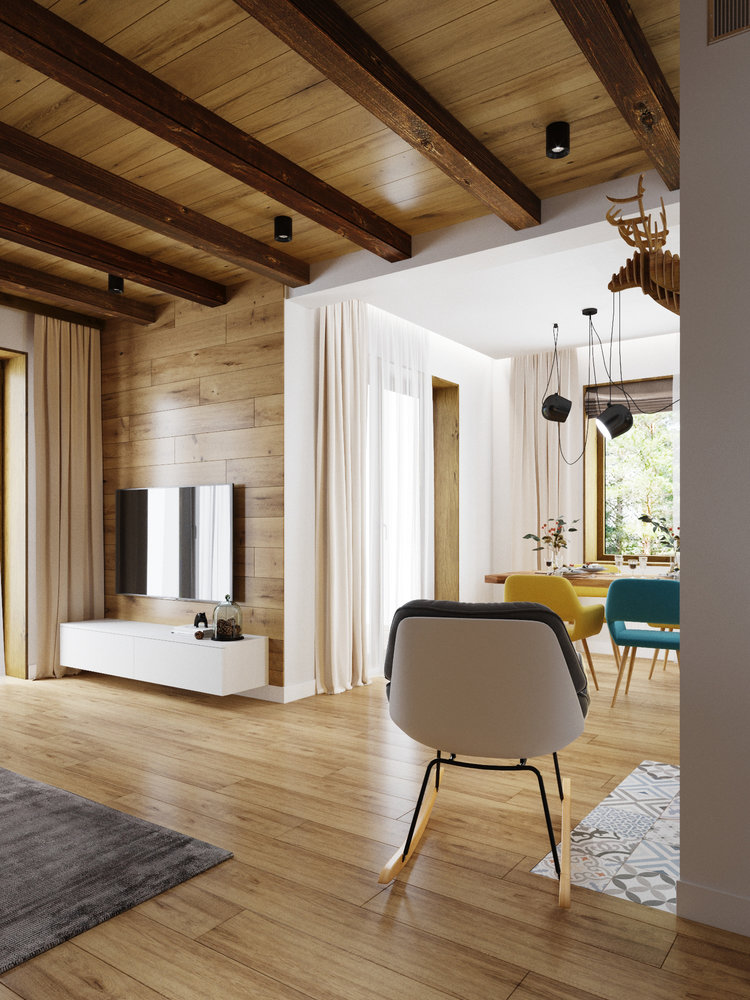 Фотография: Кухня и столовая в стиле Современный, Скандинавский, Дом, Проект недели, Дача, Новосибирск, 3 комнаты, 60-90 метров, DS Mango – фото на INMYROOM