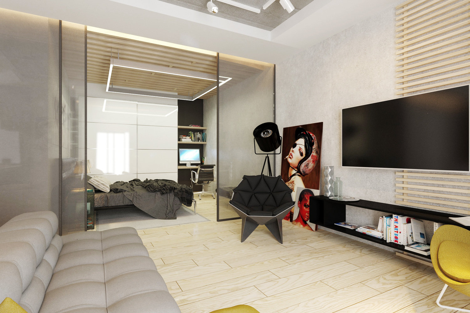 Фото из портфолио Квартира для ITишника – фотографии дизайна интерьеров на INMYROOM Фото из портфолио Квартира для ITишника – фотографии дизайна интерьеров на INMYROOM