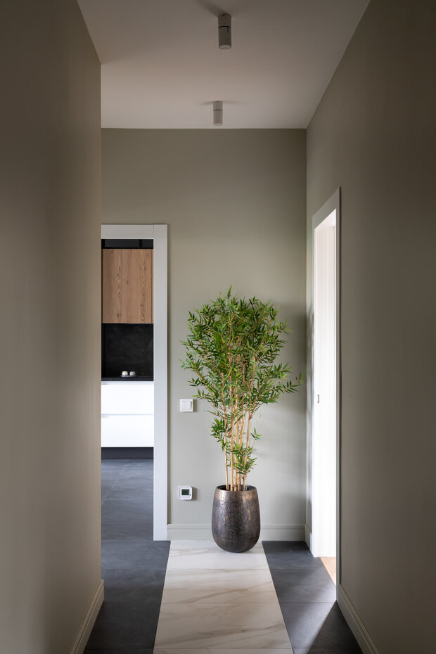 Фотография: Прихожая в стиле Современный, Минимализм, Квартира, Проект дня, Москва, 3 комнаты, Более 90 метров, Елена Ефимовых – фото на INMYROOM