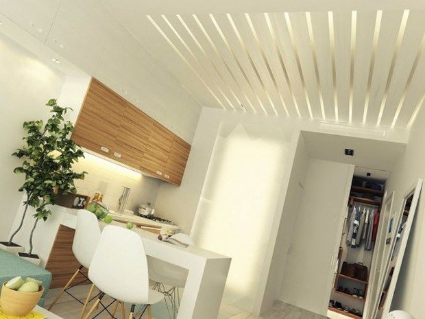 Фото из портфолио Проект квартиры-студии – фотографии дизайна интерьеров на INMYROOM