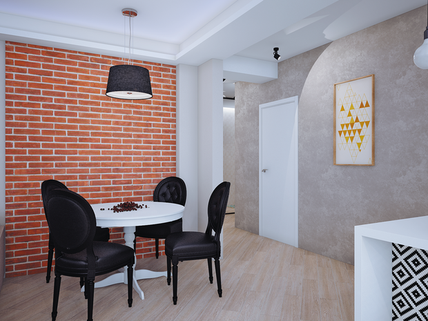 Фото из портфолио Уютный Лофт – фотографии дизайна интерьеров на INMYROOM