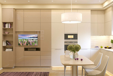 Квартира для молодой семьи. Кухня