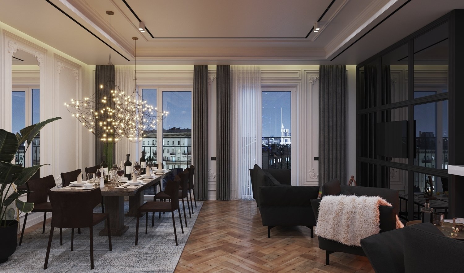 Фото из портфолио Гостиная - 3D визуализация. – фотографии дизайна интерьеров на INMYROOM Фото из портфолио Гостиная - 3D визуализация. – фотографии дизайна интерьеров на INMYROOM