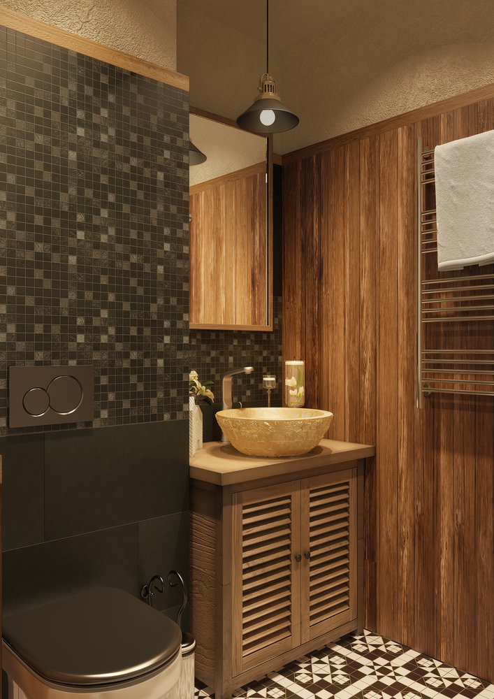 Фотография: Ванная в стиле Лофт, Квартира, Проект недели, Москва, Ольга Райская, Монолитный дом, 2 комнаты, 60-90 метров – фото на INMYROOM Фотография: Ванная в стиле Лофт, Квартира, Проект недели, Москва, Ольга Райская, Монолитный дом, 2 комнаты, 60-90 метров – фото на INMYROOM