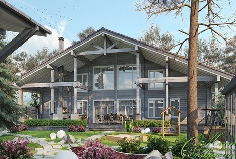 Загородный дом в стиле шале