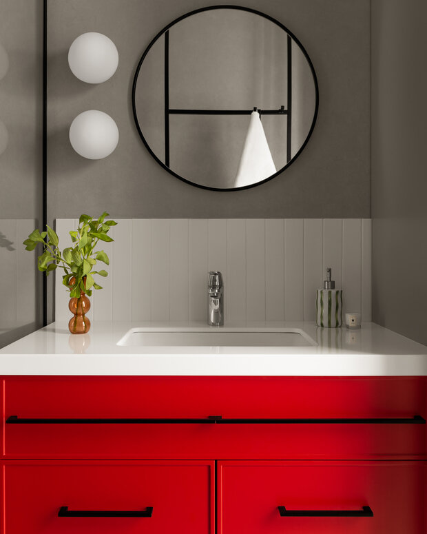 Фотография: Ванная в стиле Современный, Квартира, Минимализм, Проект дня, 2 комнаты, 40-60 метров, Алматы – фото на INMYROOM