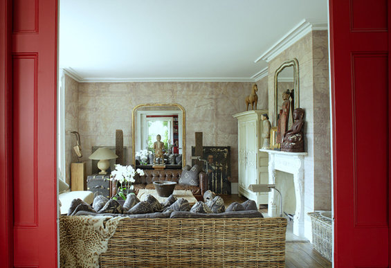 Фотография: Гостиная в стиле Восточный, Дом, Дома и квартиры – фото на INMYROOM