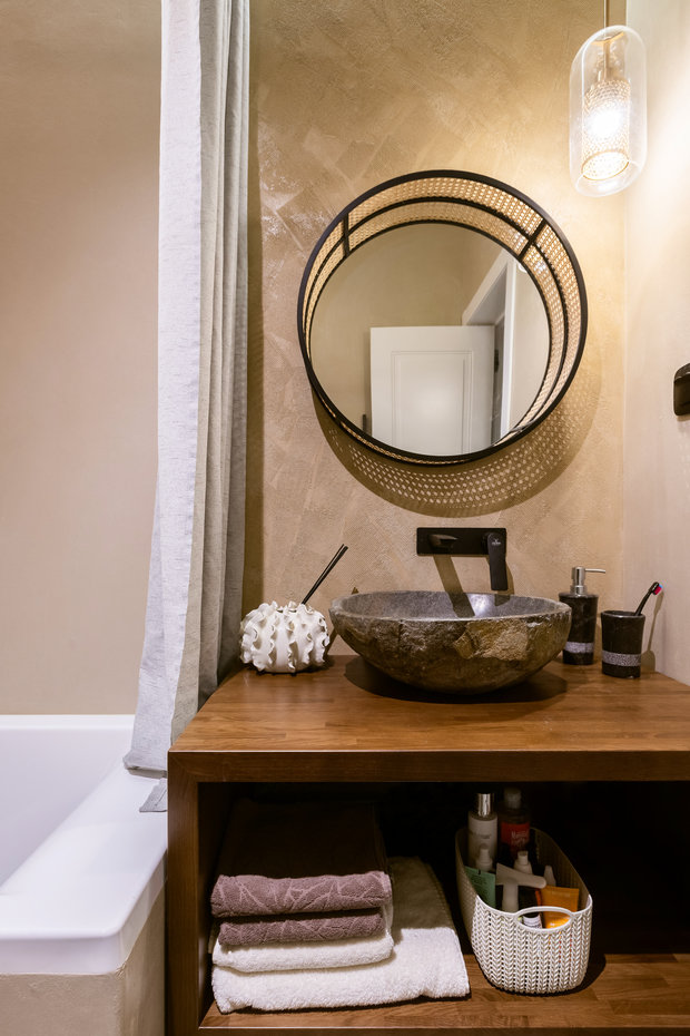 Фотография: Ванная в стиле Скандинавский, Эклектика, Проект недели, Санкт-Петербург, Эко, 3 комнаты, 60-90 метров, I am design studio – фото на INMYROOM