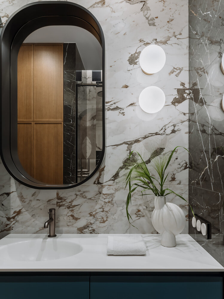 Фотография: Ванная в стиле Классический, Современный, Квартира, Проект недели, Москва, 2 комнаты, 40-60 метров, Андрей Некрасов – фото на INMYROOM Фотография: Ванная в стиле Классический, Современный, Квартира, Проект недели, Москва, 2 комнаты, 40-60 метров, Андрей Некрасов – фото на INMYROOM