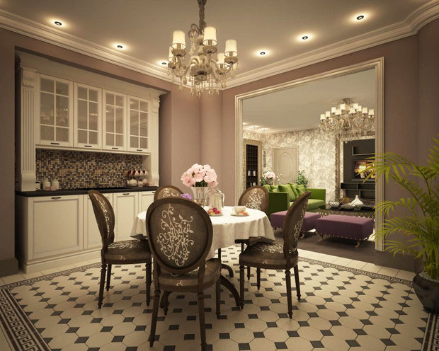 Фото из портфолио Квартира на Карамышевской набережной, 145 м2 – фотографии дизайна интерьеров на INMYROOM