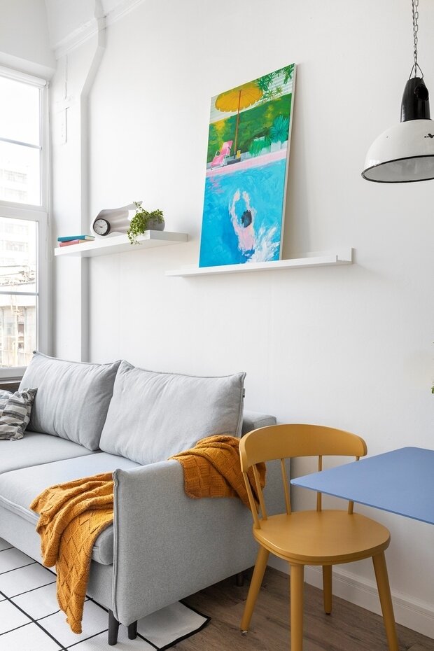 Фотография: Кухня и столовая в стиле Лофт, Малогабаритная квартира, Квартира, Студия, Проект недели, Москва, до 40 метров, КубКвадрат – фото на INMYROOM