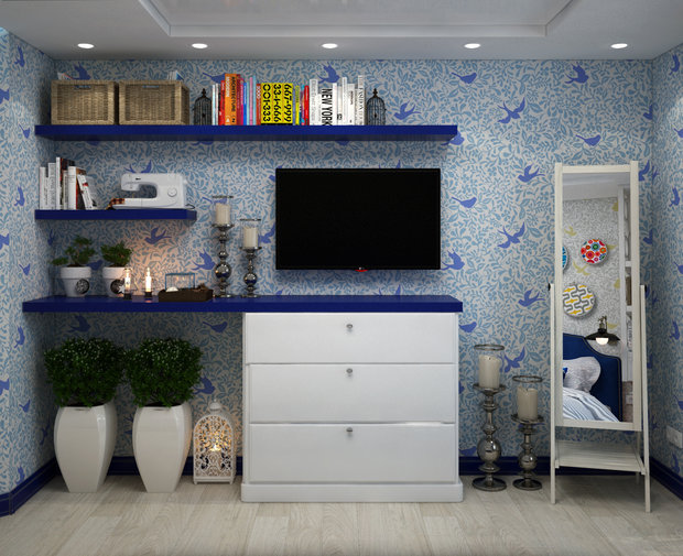 Фото из портфолио Спальня девушки – фотографии дизайна интерьеров на INMYROOM