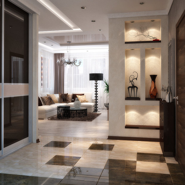 Фото из портфолио Кабинет, прихожая и спальня в неоклассическом стиле от Design Ideas Crimea – фотографии дизайна интерьеров на INMYROOM