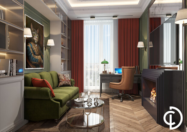 Фото из портфолио Квартира 155 м² на ул. Остоженка – фотографии дизайна интерьеров на INMYROOM
