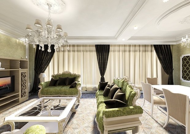 Фото из портфолио классика – фотографии дизайна интерьеров на INMYROOM