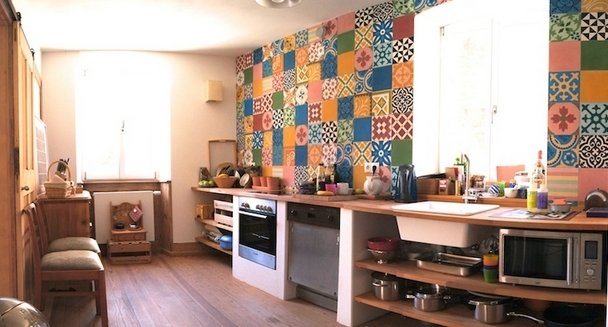 Фотография: Кухня и столовая в стиле Прованс и Кантри, Современный, Декор интерьера, Декор дома, Плитка – фото на INMYROOM