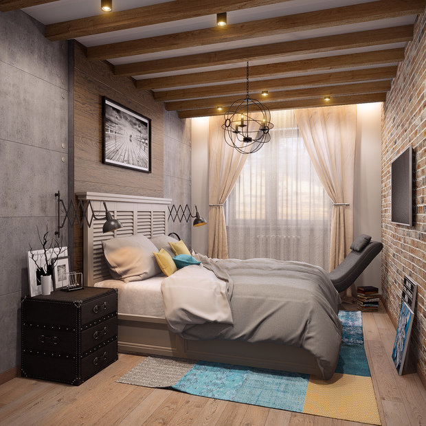 Фото из портфолио в стиле Гранж – фотографии дизайна интерьеров на INMYROOM