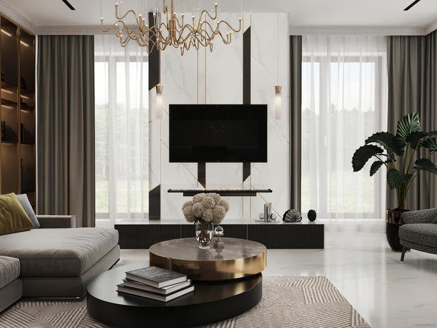 Фото из портфолио ЖК Петровский квартал на воде - 345 кв.метров – фотографии дизайна интерьеров на INMYROOM