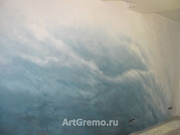 Фото из портфолио Покраска стен художественная – фотографии дизайна интерьеров на INMYROOM