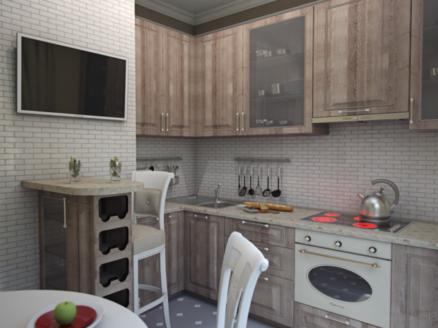 Фотография: Кухня и столовая в стиле Прованс и Кантри – фото на INMYROOM