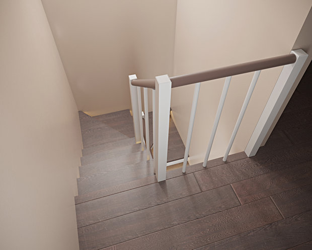 Фото из портфолио Дизайн-проект гостиной в частном доме + проектирование лестницы – фотографии дизайна интерьеров на INMYROOM