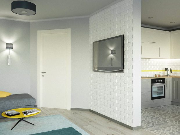 Фото из портфолио Квартира (ЖК Московский квартал) – фотографии дизайна интерьеров на INMYROOM