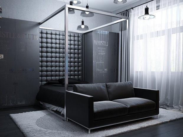 Фото из портфолио Брутальная комната – фотографии дизайна интерьеров на INMYROOM