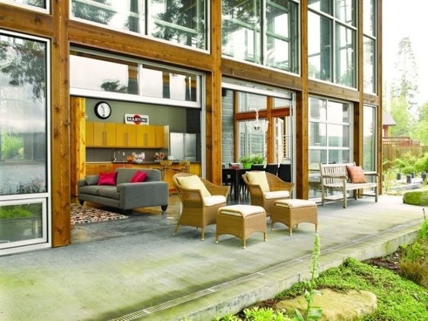 Фотография: Балкон, Терраса в стиле Современный, Дом, Дома и квартиры – фото на INMYROOM