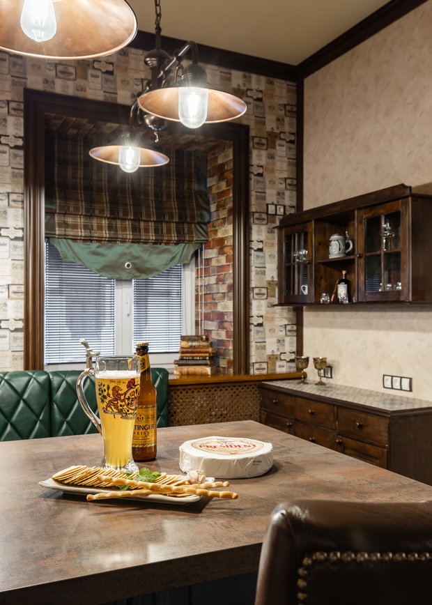 Фото из портфолио Кухня в стиле английского паба – фотографии дизайна интерьеров на INMYROOM