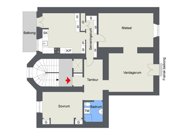 Фото из портфолио Johannebergsgatan 32 B, Lorensberg – фотографии дизайна интерьеров на INMYROOM