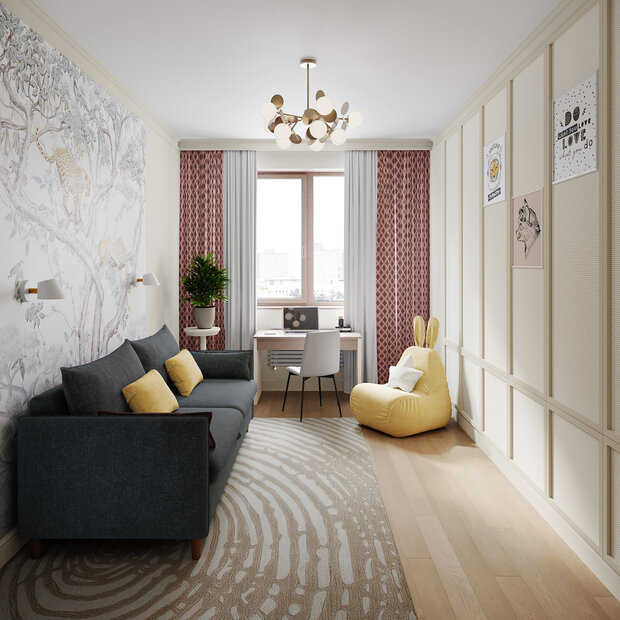 Фото из портфолио ЖК Фестиваль парк 101 кв м – фотографии дизайна интерьеров на INMYROOM