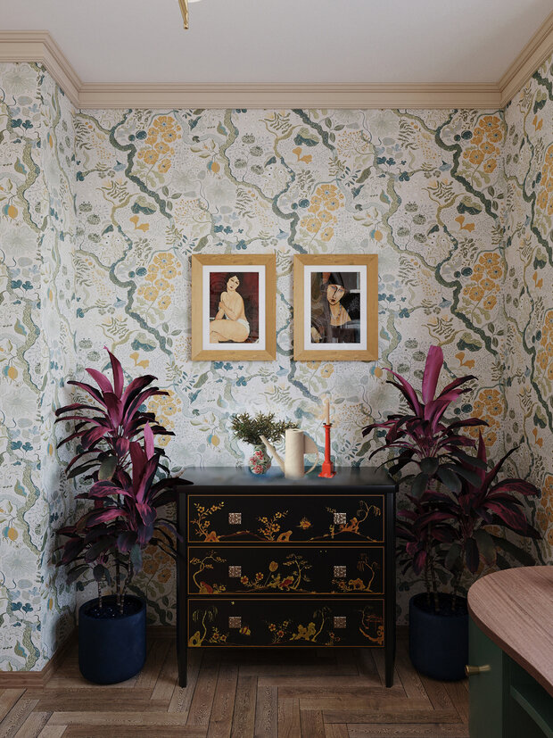 Фотография: Кабинет в стиле Классический, Современный, Эклектика, Проект недели, Москва, 4 и больше, Более 90 метров, Ольга Долидзе – фото на INMYROOM