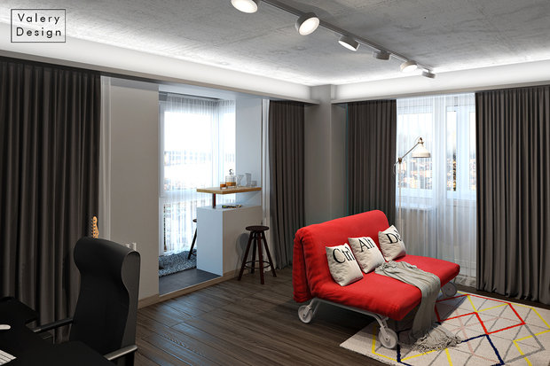 Фото из портфолио Квартира айтишника – фотографии дизайна интерьеров на INMYROOM