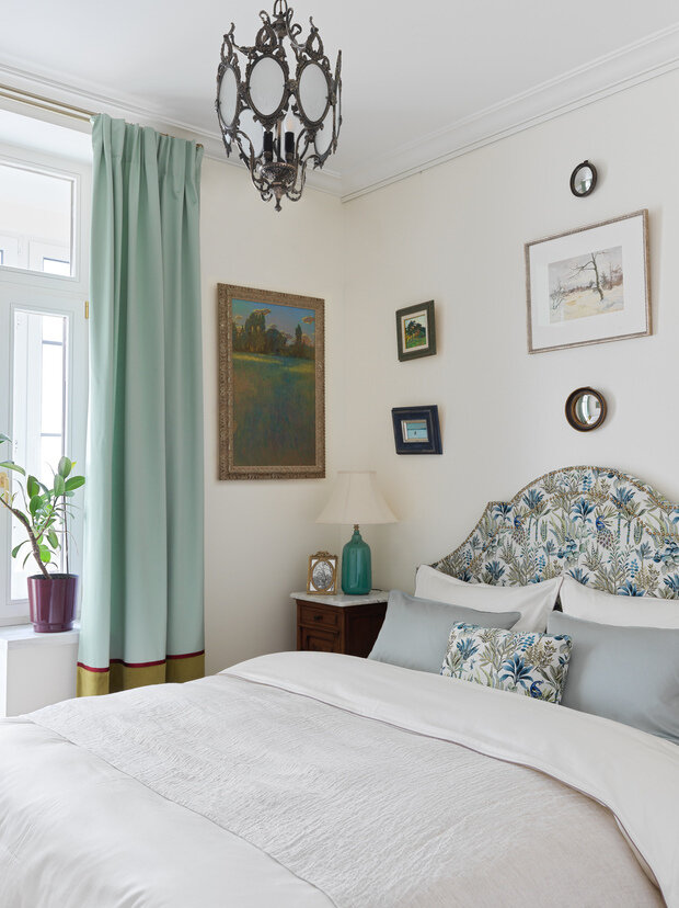 Фотография: Спальня в стиле Современный, Эклектика, Квартира, Проект дня, Москва, 2 комнаты, 40-60 метров, Катя Чистова – фото на INMYROOM