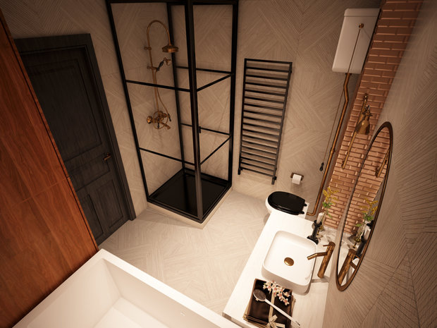 Фото из портфолио Санузел – фотографии дизайна интерьеров на INMYROOM