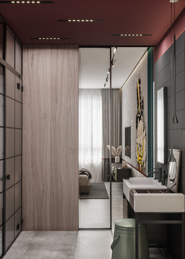 Фото из портфолио Квартира в Москве в ЖК HEADLINER – фотографии дизайна интерьеров на INMYROOM