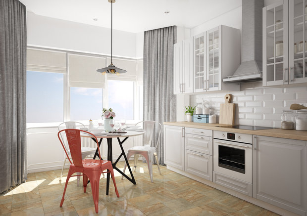 Фотография: Кухня и столовая в стиле Лофт – фото на INMYROOM