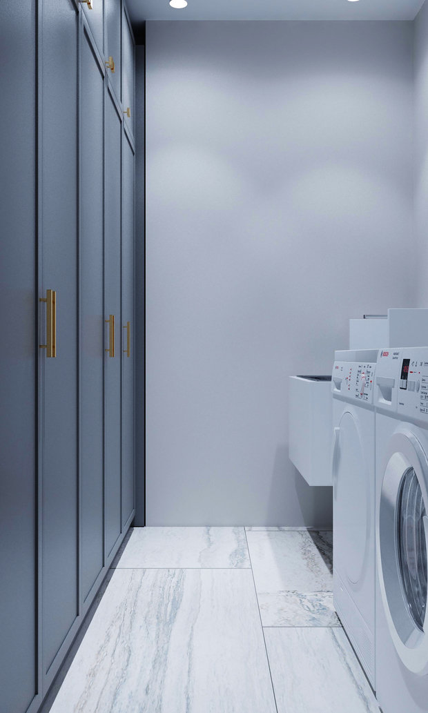 Фото из портфолио Квартира - современная классика 135 кв. Постирочная – фотографии дизайна интерьеров на InMyRoom.ru